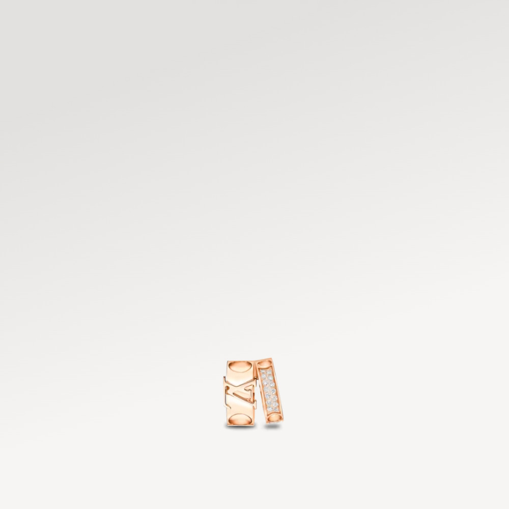 Empreinte Ear Cuff, Pink Gold And Diamonds - Per Unit
