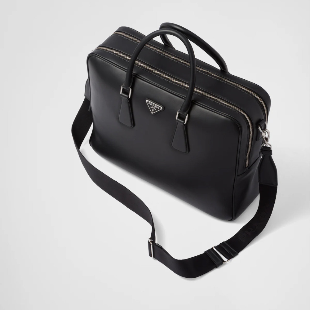 Leather briefcase Leather briefcase