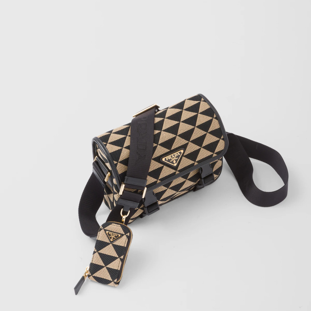 Prada Symbole embroidered fabric bag Prada Symbole embroidered fabric bag