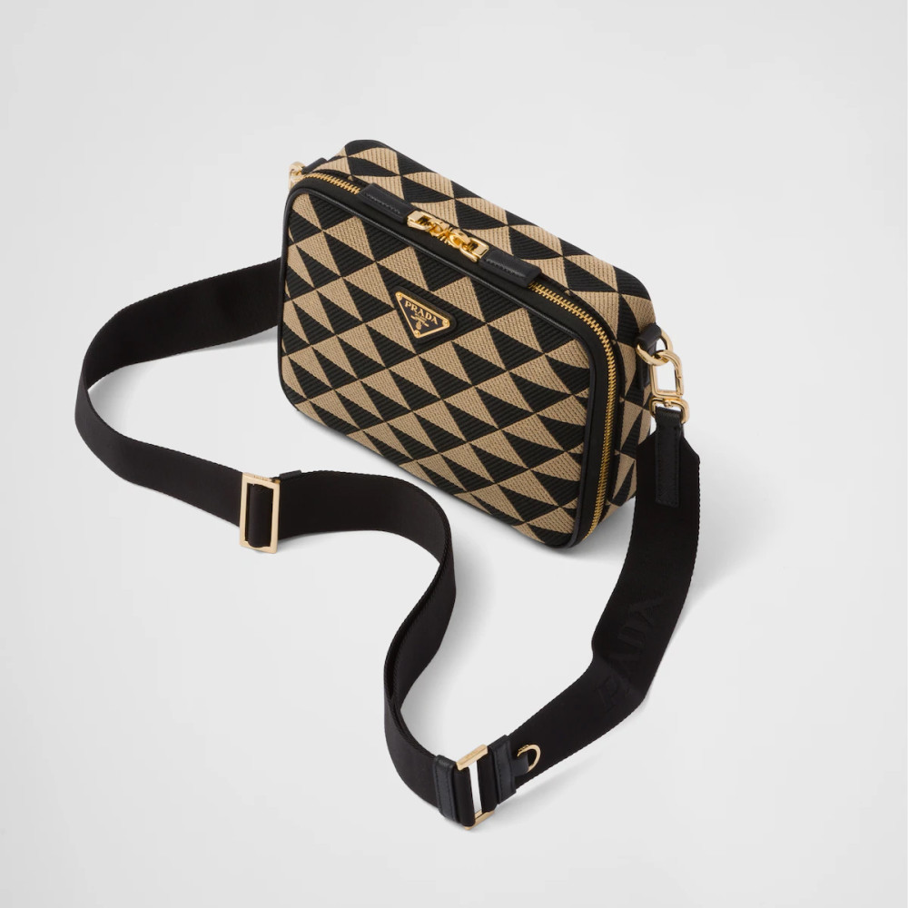Prada Symbole embroidered fabric bag Prada Symbole embroidered fabric bag