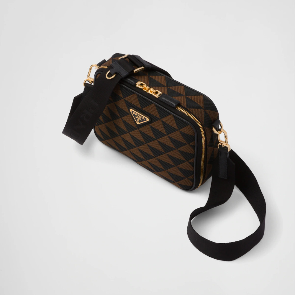Prada Symbole embroidered fabric bag Prada Symbole embroidered fabric bag