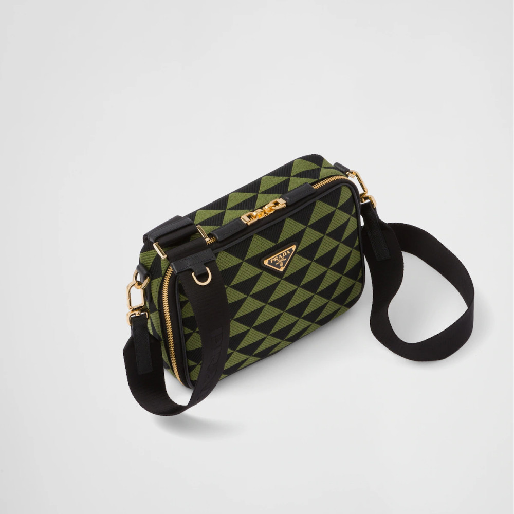 Prada Symbole embroidered fabric bag Prada Symbole embroidered fabric bag