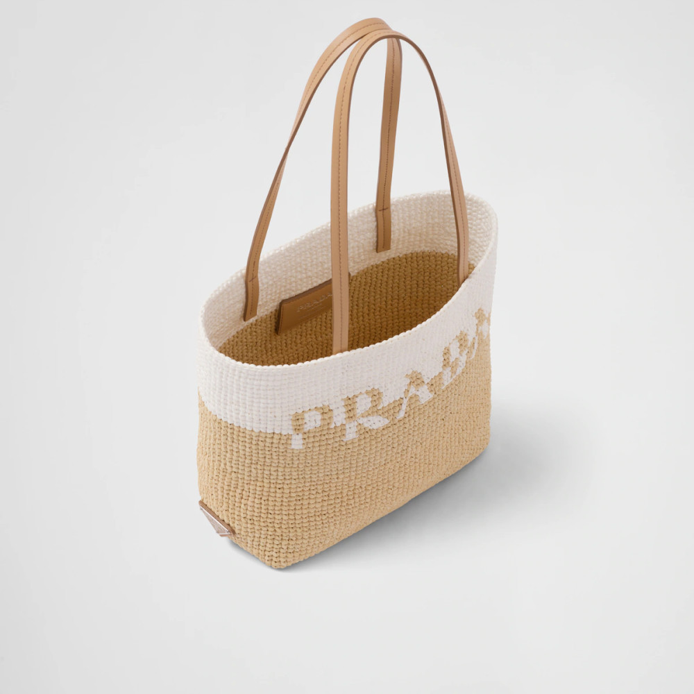 Raffia tote bag Raffia tote bag