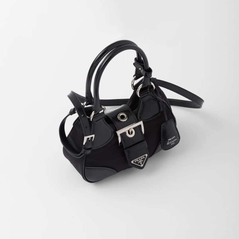 Prada Moon Re-Nylon and leather bag