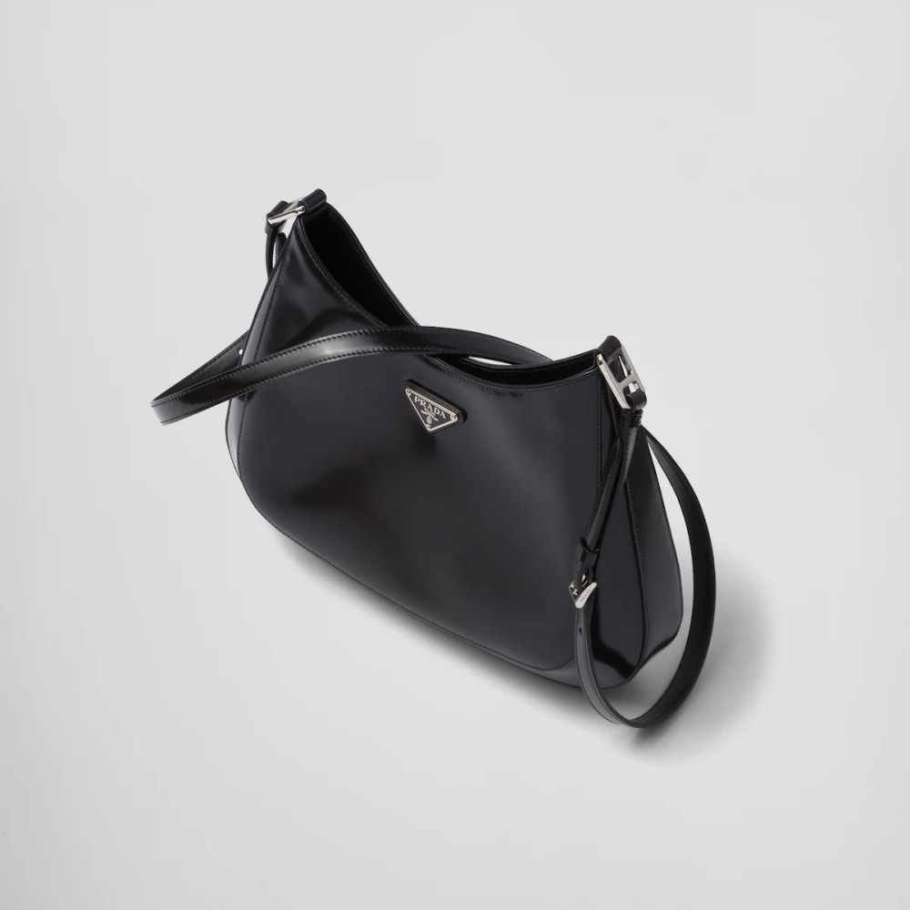 Prada Cleo brushed leather shoulder bag Prada Cleo brushed leather shoulder bag