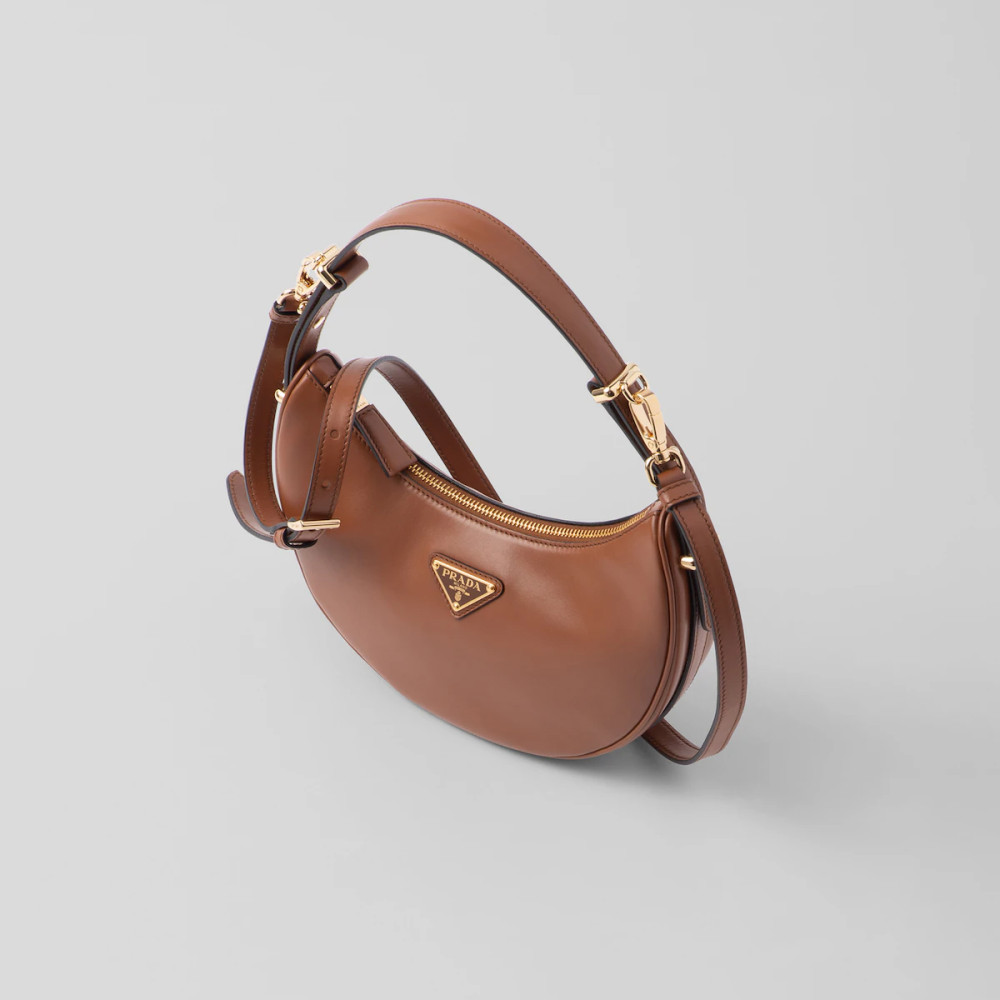 Prada Arqué leather shoulder bag