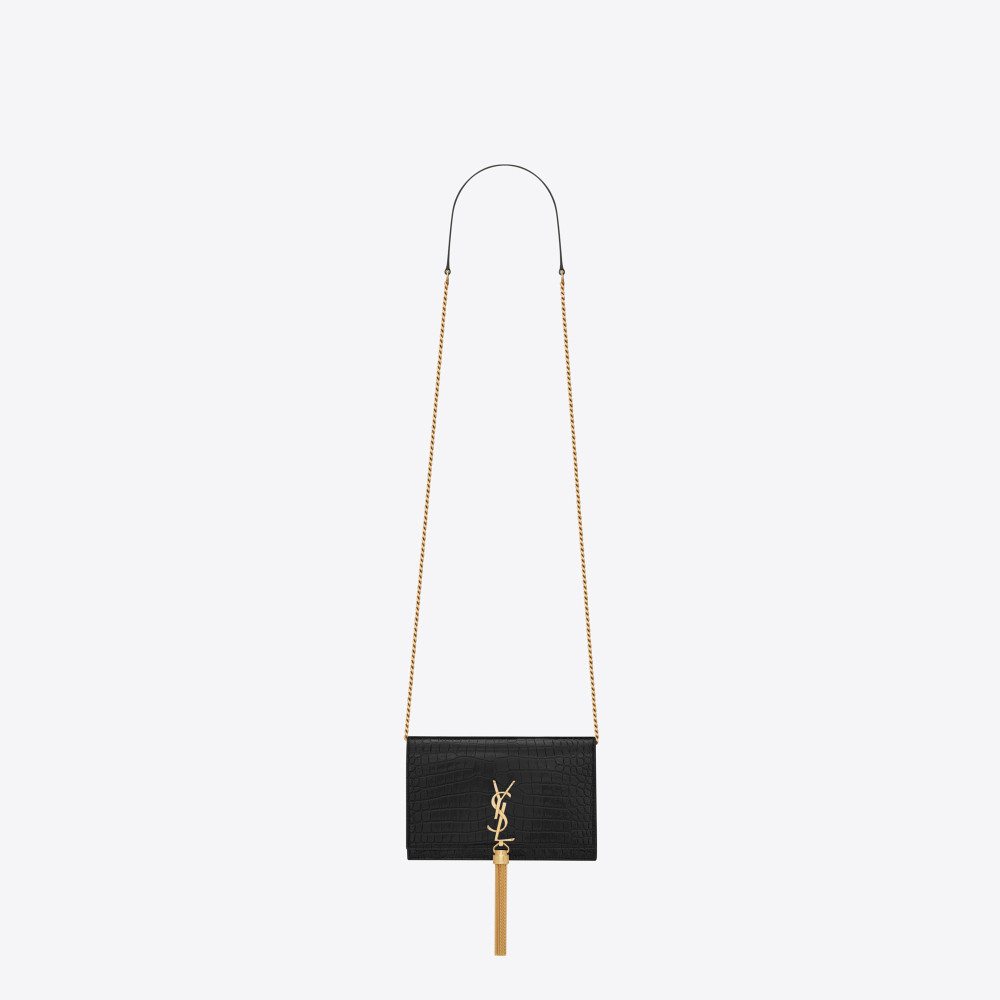 KATE CHAIN WALLET WITH TASSEL