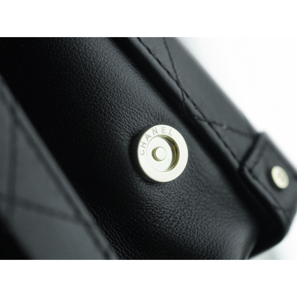 CHANEL SMALL STUDDED SQUARE VANITY CASE CHANEL SMALL STUDDED SQUARE VANITY CASE