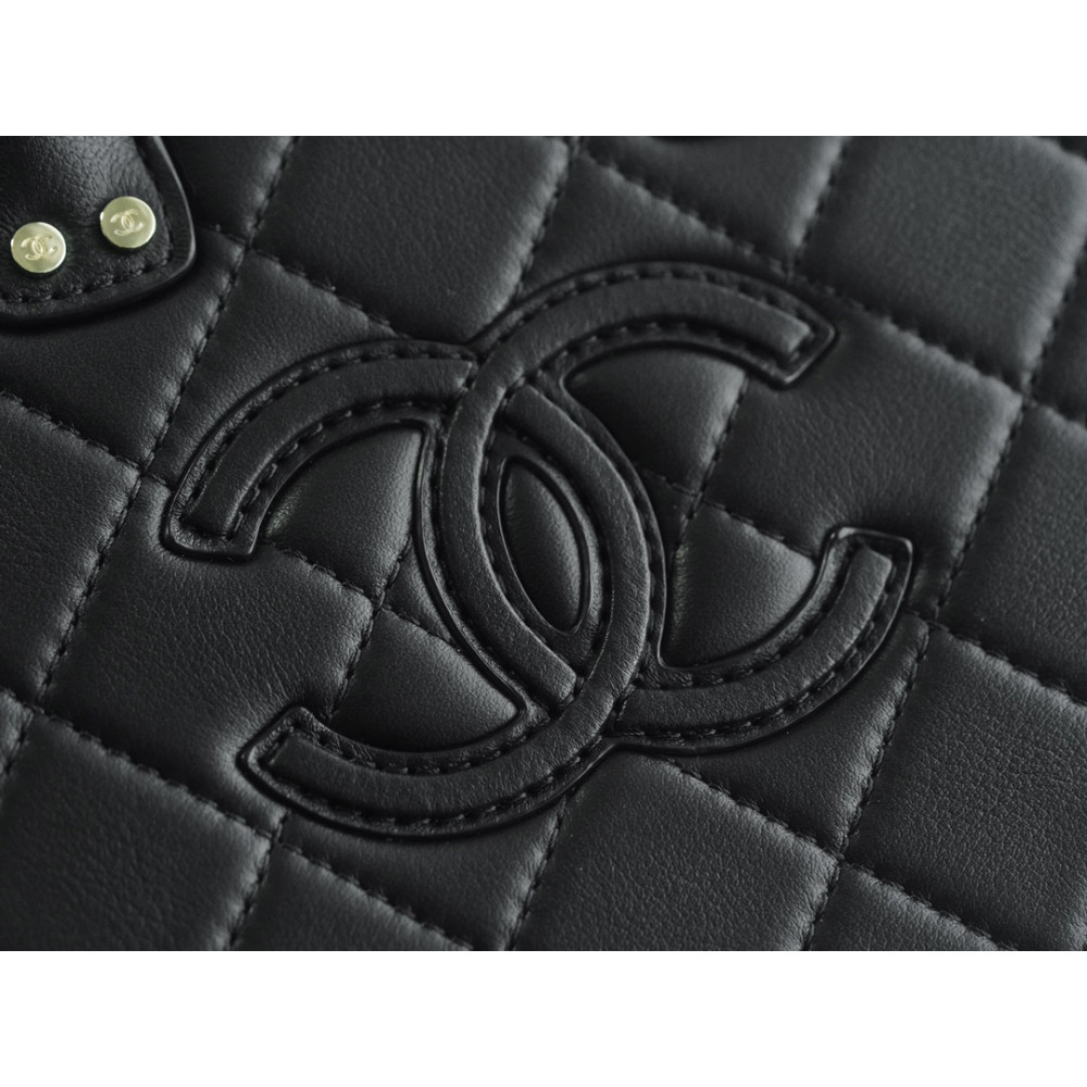 CHANEL SMALL STUDDED SQUARE VANITY CASE CHANEL SMALL STUDDED SQUARE VANITY CASE