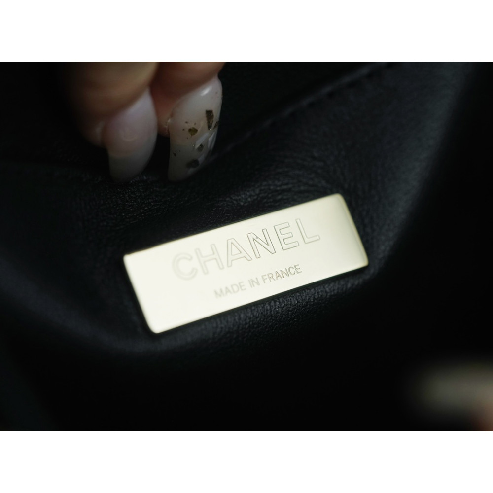 CHANEL SMALL STUDDED SQUARE VANITY CASE CHANEL SMALL STUDDED SQUARE VANITY CASE