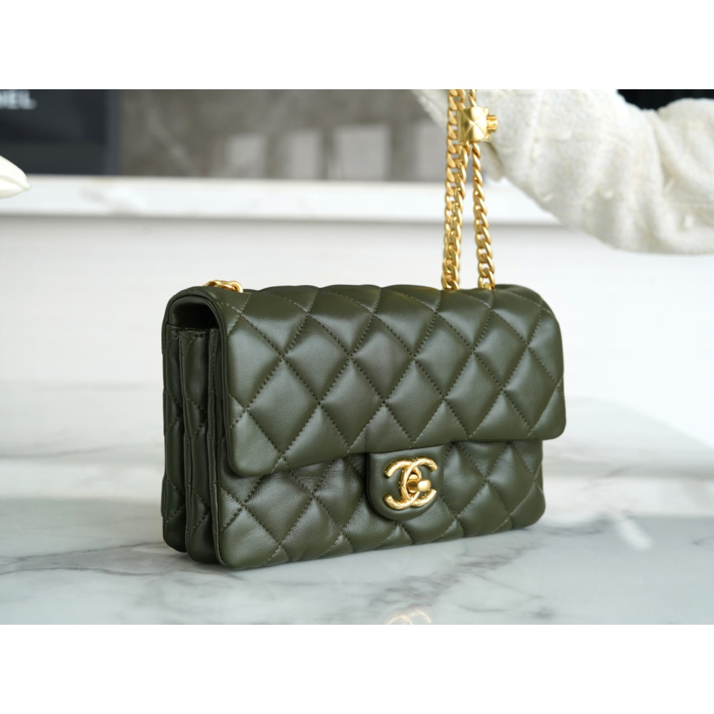 CHANEL SMALL PILLOW CRUSH FLAP BAG CHANEL SMALL PILLOW CRUSH FLAP BAG
