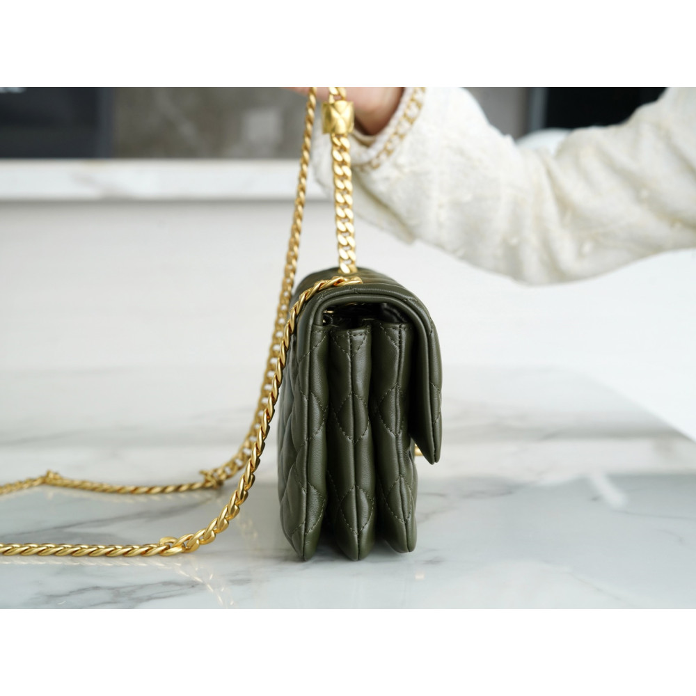 CHANEL SMALL PILLOW CRUSH FLAP BAG CHANEL SMALL PILLOW CRUSH FLAP BAG