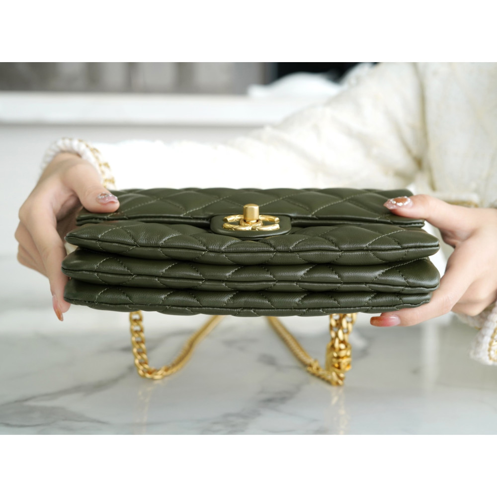 CHANEL SMALL PILLOW CRUSH FLAP BAG CHANEL SMALL PILLOW CRUSH FLAP BAG