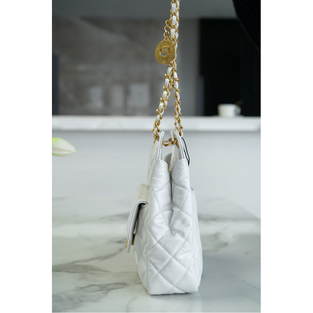 CHANEL WAVY HOBO BAG CHANEL WAVY HOBO BAG
