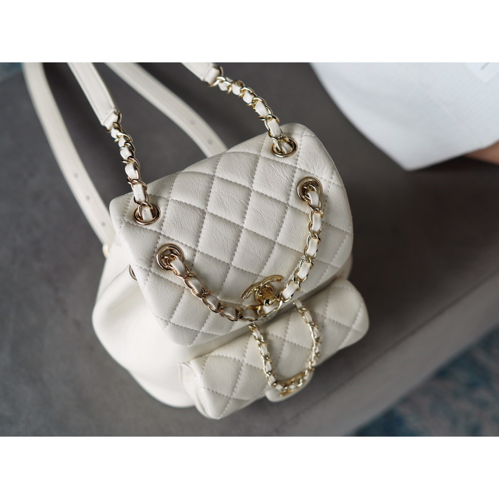 CHANEL SMALL DUMA POCKETS DRAWSTRING BACKPACK CHANEL SMALL DUMA POCKETS DRAWSTRING BACKPACK