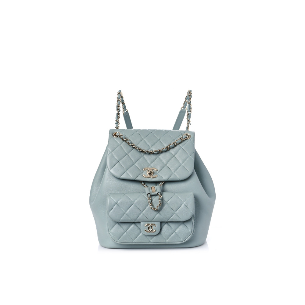 CHANEL SMALL DUMA POCKETS DRAWSTRING BACKPACK BAG