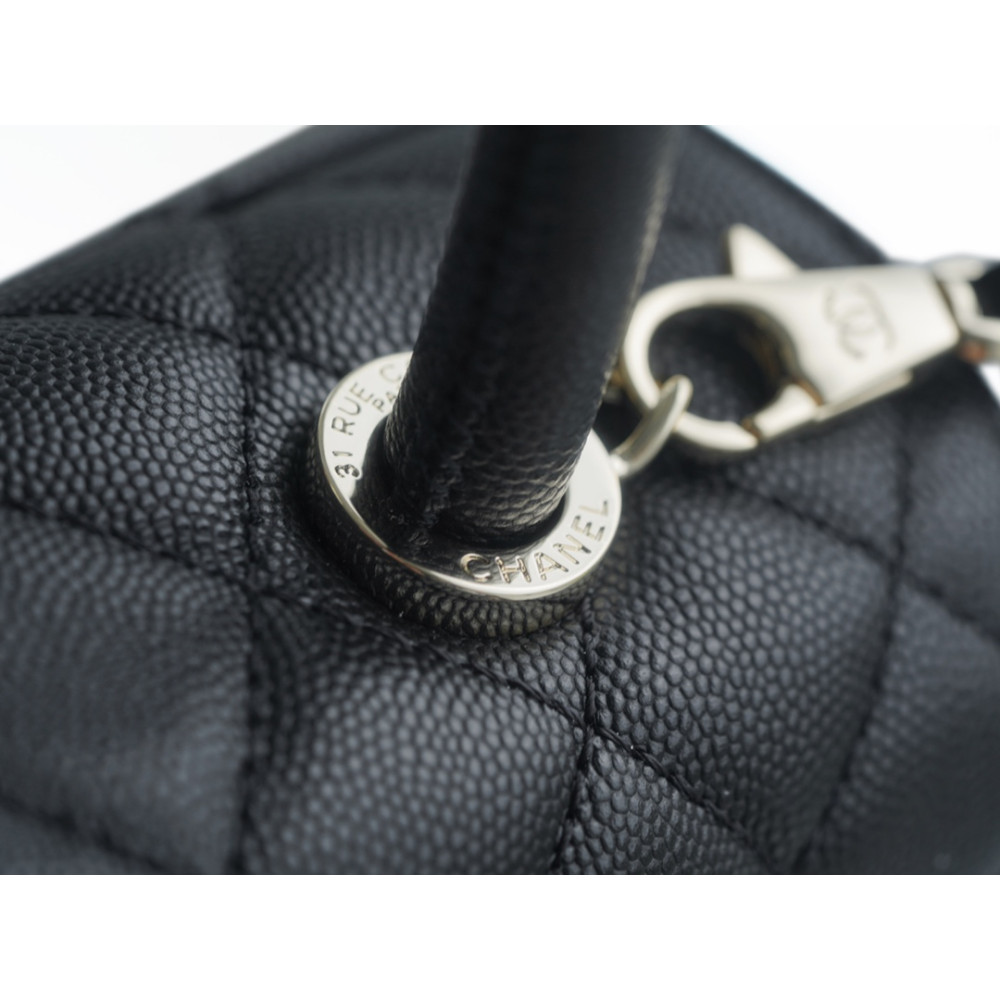 CHANEL SMALL  HANDLE FLAP BAG