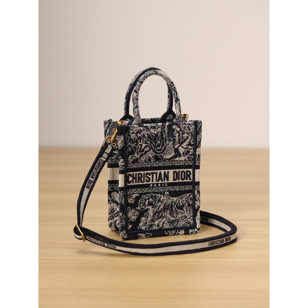 MINI DIOR BOOK TOTE PHONE BAG MINI DIOR BOOK TOTE PHONE BAG