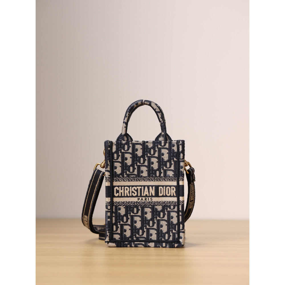 MINI DIOR BOOK TOTE PHONE BAG MINI DIOR BOOK TOTE PHONE BAG