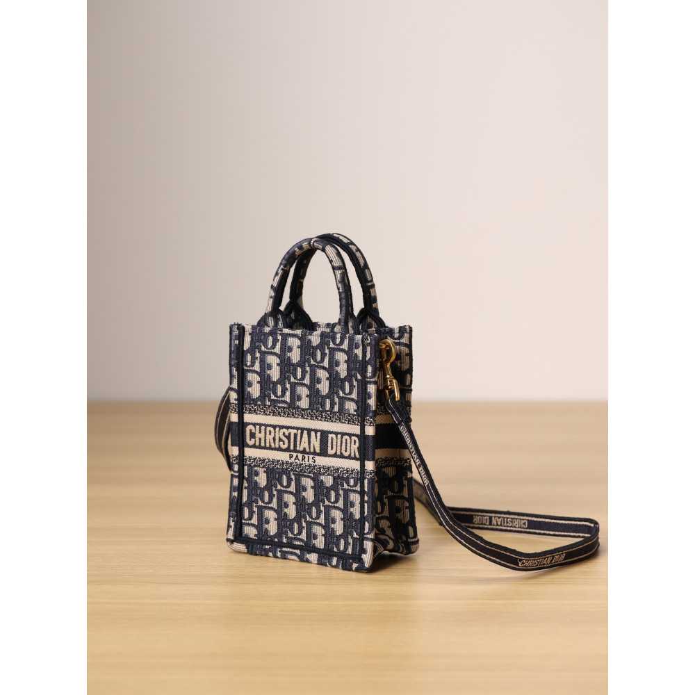 MINI DIOR BOOK TOTE PHONE BAG MINI DIOR BOOK TOTE PHONE BAG