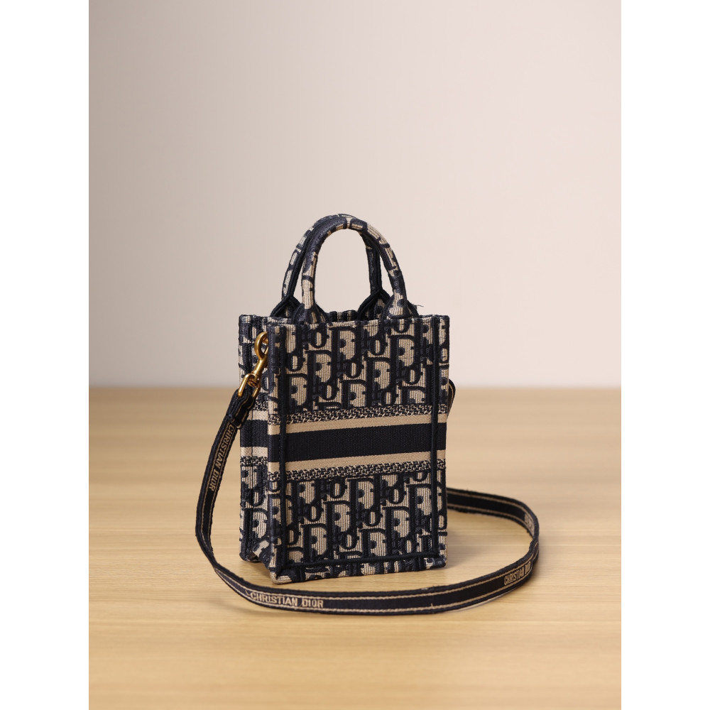 MINI DIOR BOOK TOTE PHONE BAG MINI DIOR BOOK TOTE PHONE BAG