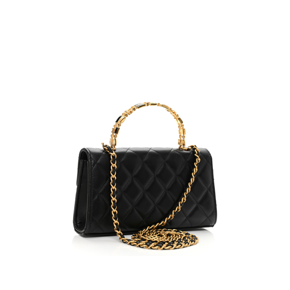 CHANEL TOP HANDLE FLAP BAG CHANEL TOP HANDLE FLAP BAG