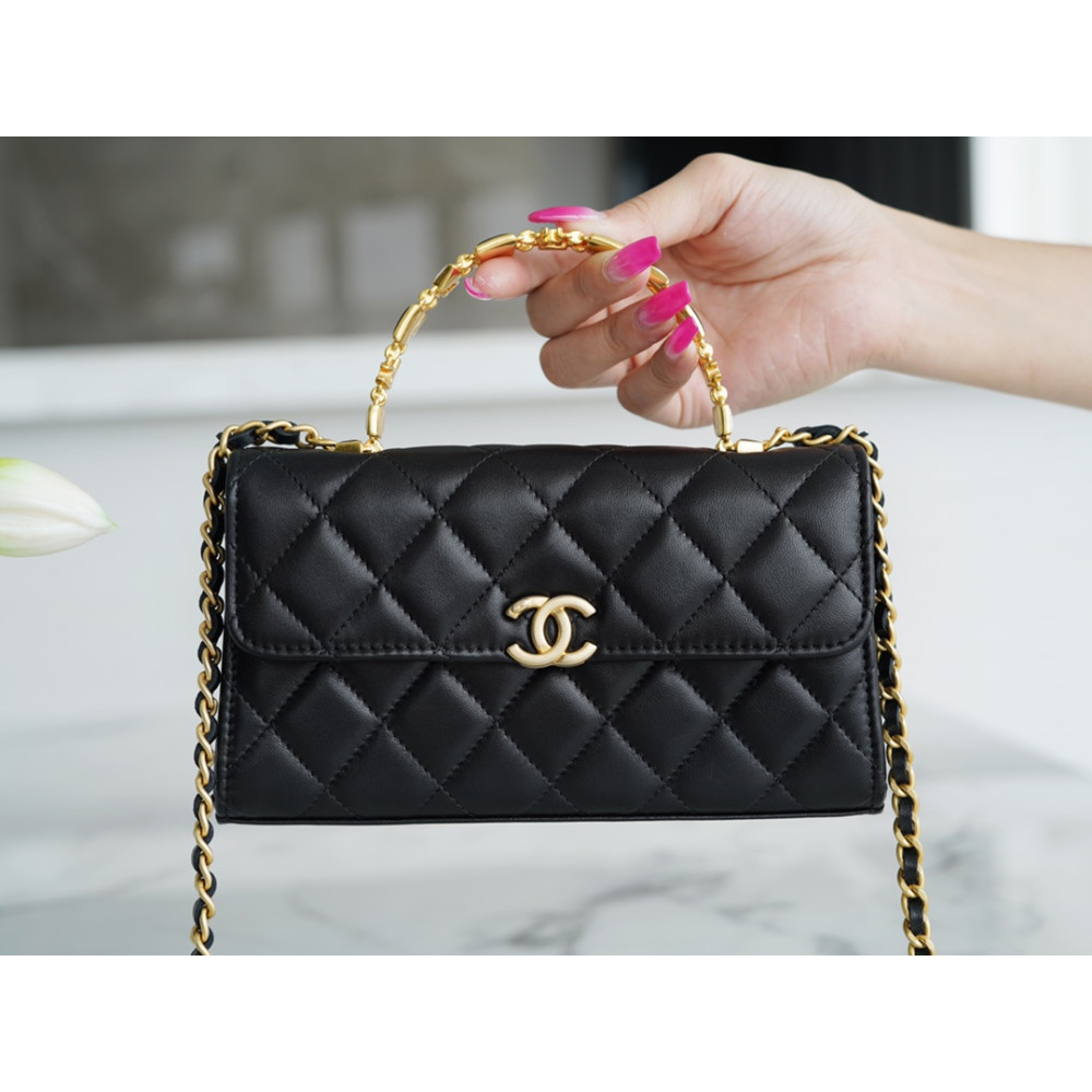 CHANEL TOP HANDLE FLAP BAG CHANEL TOP HANDLE FLAP BAG