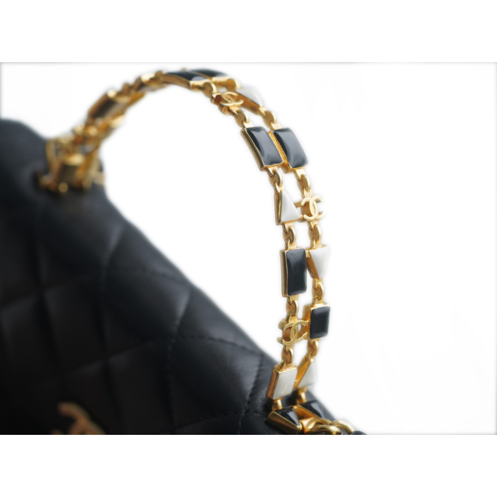 CHANEL TOP HANDLE FLAP BAG CHANEL TOP HANDLE FLAP BAG