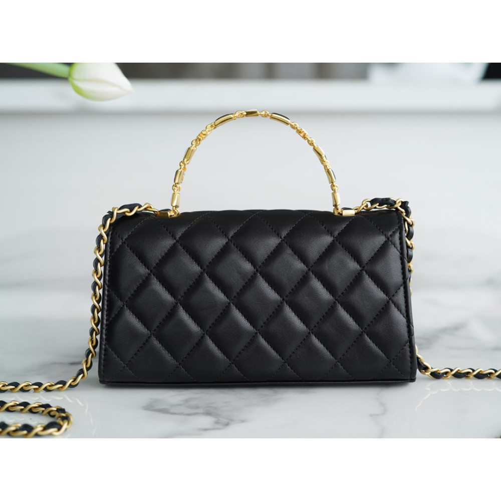 CHANEL TOP HANDLE FLAP BAG CHANEL TOP HANDLE FLAP BAG