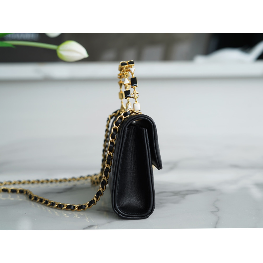 CHANEL TOP HANDLE FLAP BAG CHANEL TOP HANDLE FLAP BAG