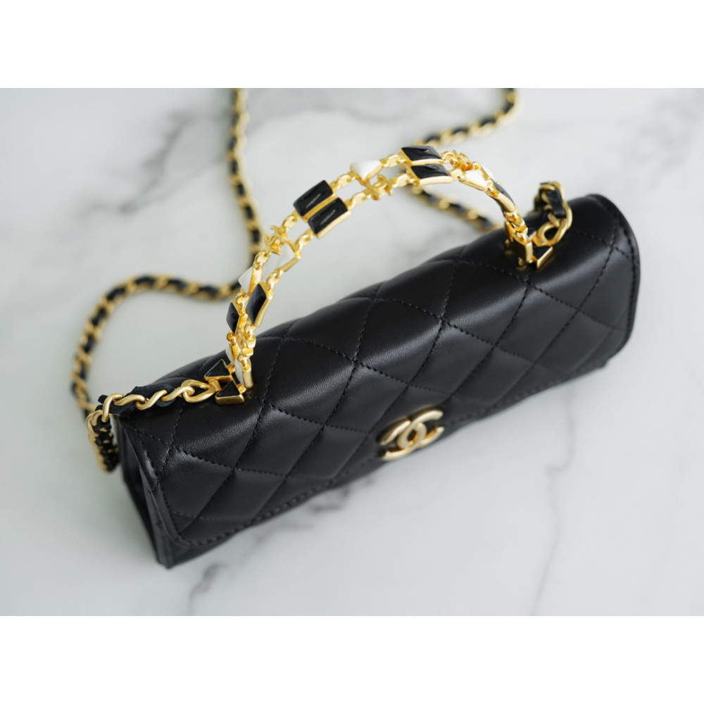 CHANEL TOP HANDLE FLAP BAG CHANEL TOP HANDLE FLAP BAG