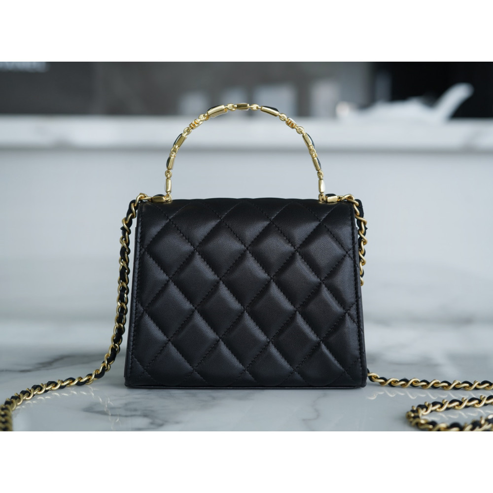 CHANEL TOP HANDLE FLAP BAG CHANEL TOP HANDLE FLAP BAG