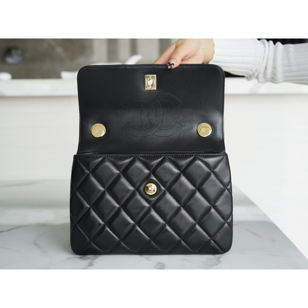 CHANEL SMALL HANDLE FLAP BAG CHANEL SMALL HANDLE FLAP BAG