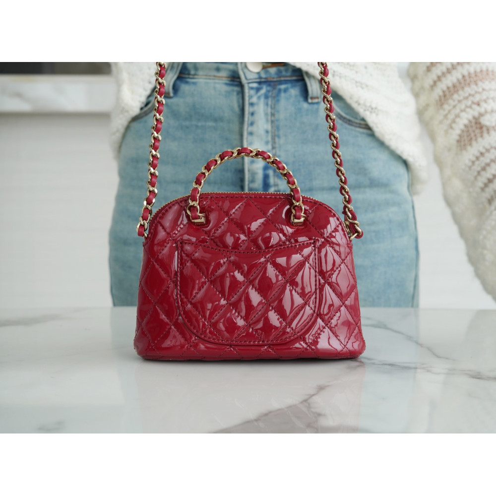 CHANEL SHINY COCO CLUTCH WITH CHAIN BAG CHANEL SHINY COCO CLUTCH WITH CHAIN BAG
