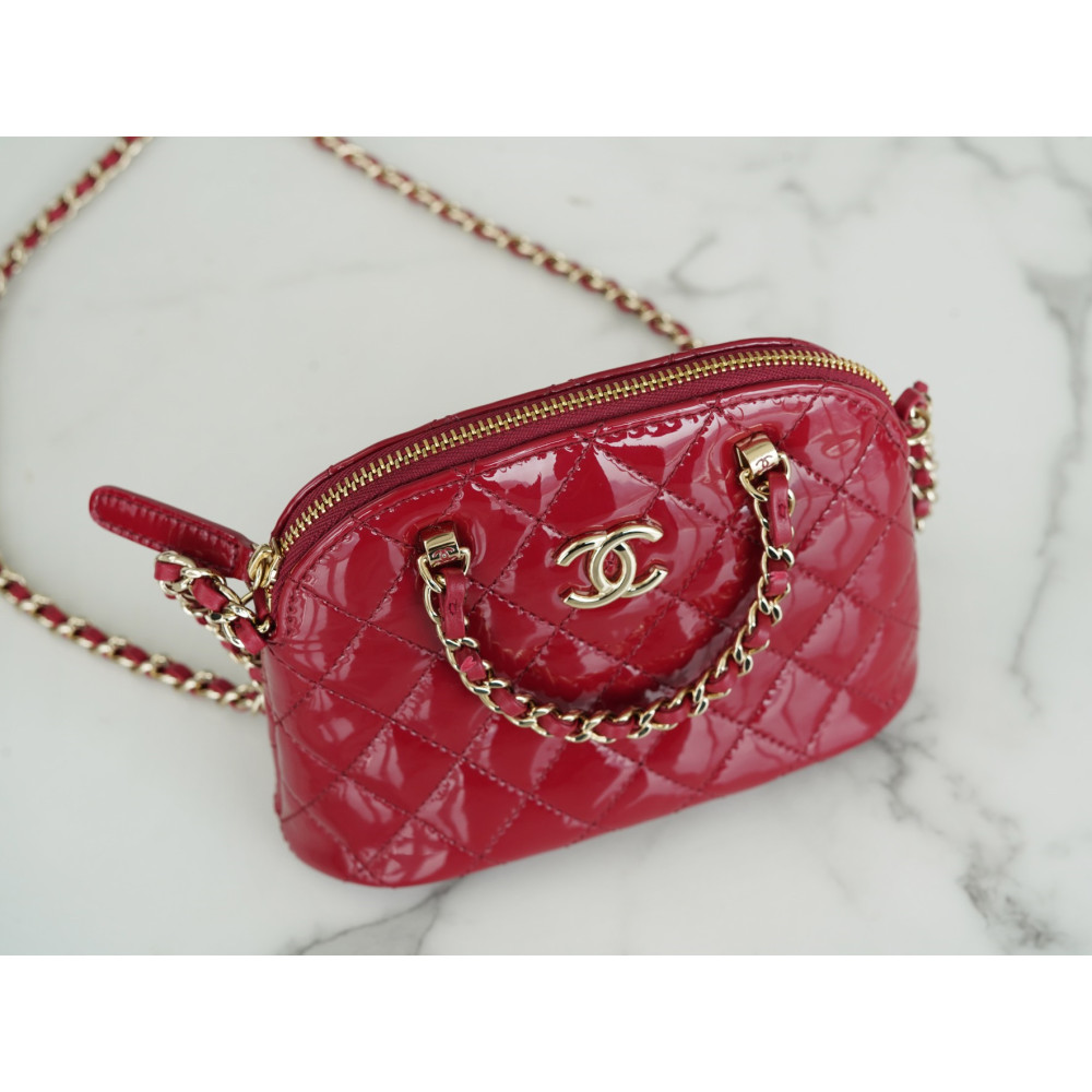 CHANEL SHINY COCO CLUTCH WITH CHAIN BAG CHANEL SHINY COCO CLUTCH WITH CHAIN BAG