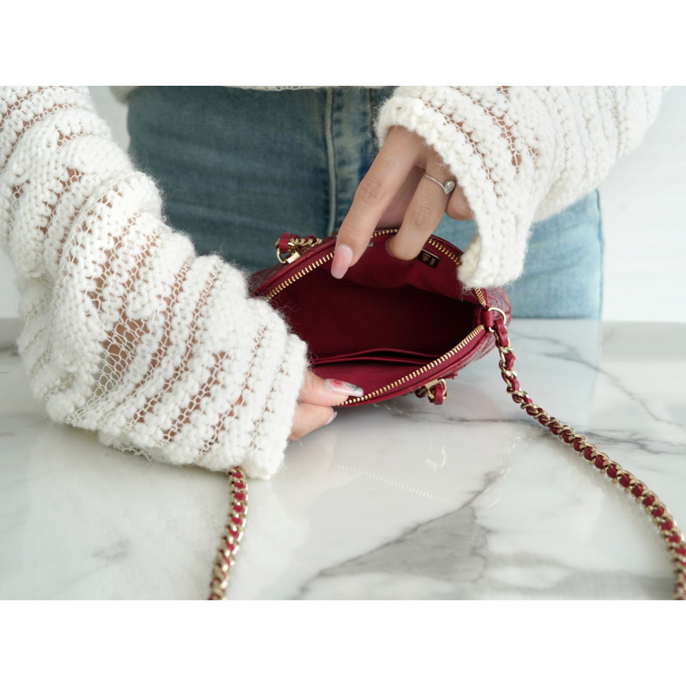 CHANEL SHINY COCO CLUTCH WITH CHAIN BAG CHANEL SHINY COCO CLUTCH WITH CHAIN BAG