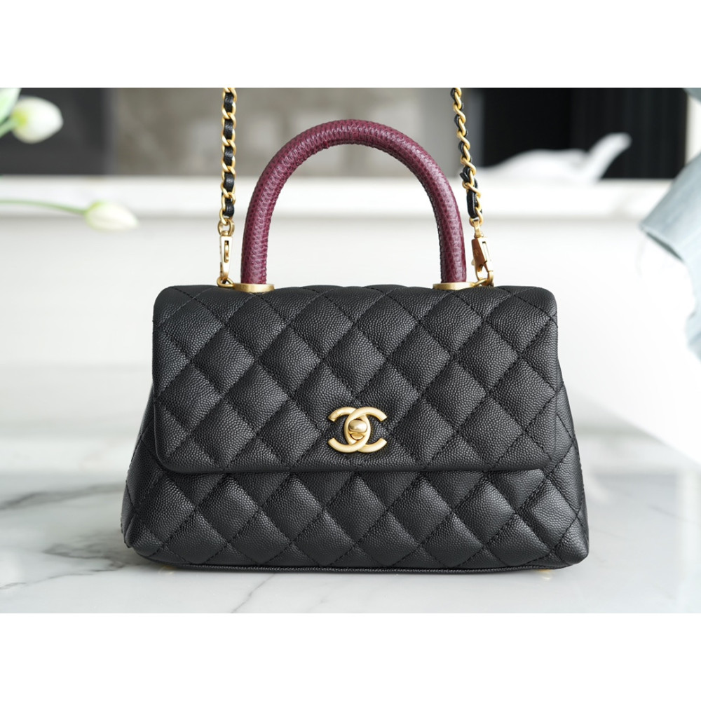 CHANEL SMALL COCO HANDLE FLAP BAG