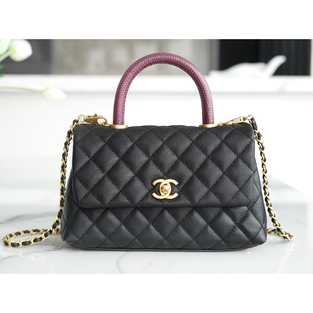 CHANEL SMALL COCO HANDLE FLAP BAG