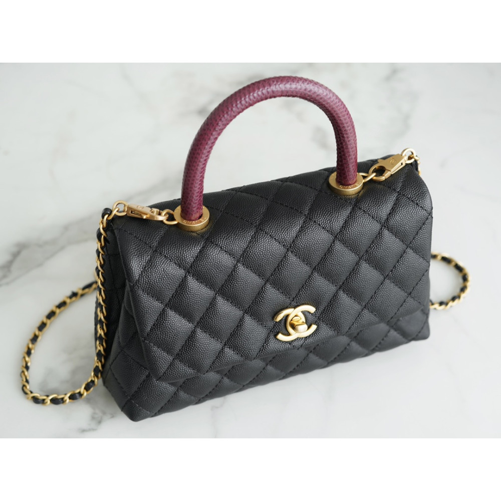CHANEL SMALL COCO HANDLE FLAP BAG