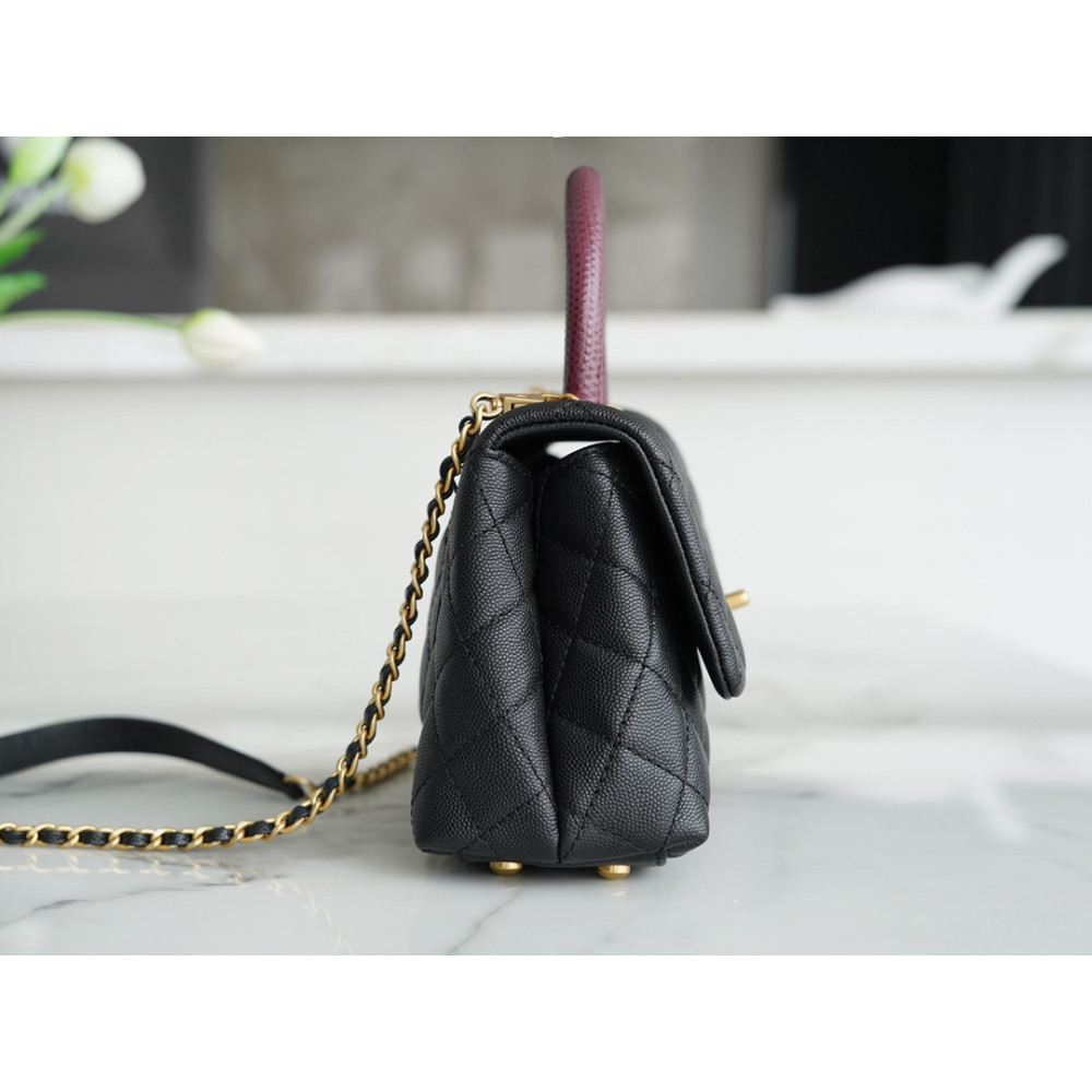 CHANEL SMALL COCO HANDLE FLAP BAG