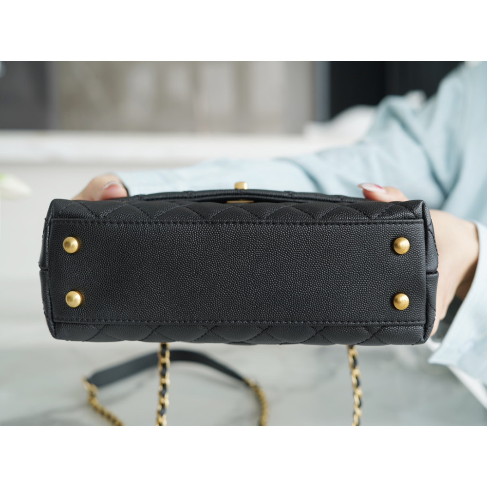 CHANEL SMALL COCO HANDLE FLAP BAG