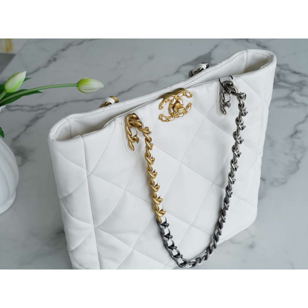 CHANEL 19 EAST WEST SHOPPING BAG