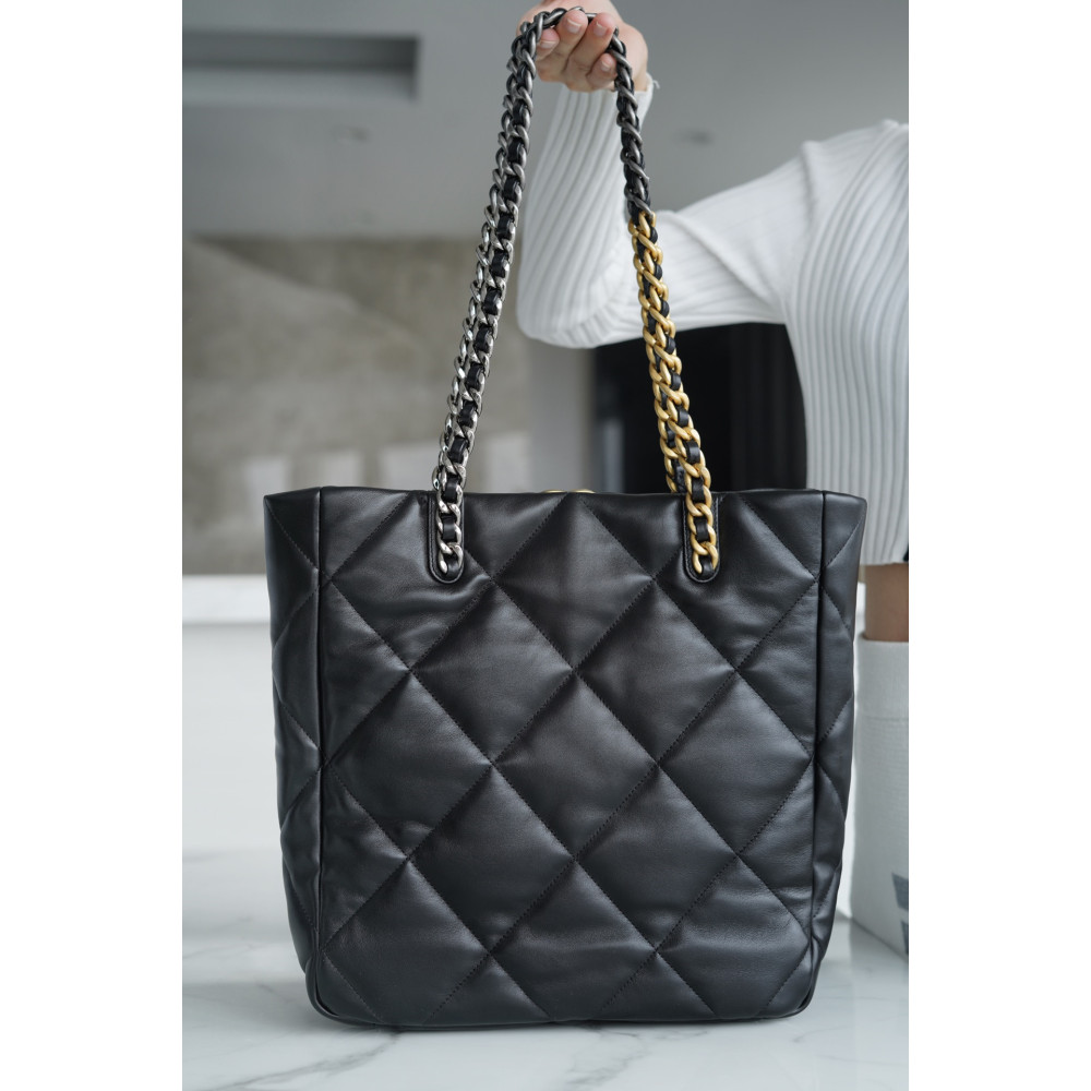 CHANEL 19 EAST WEST SHOPPING BAG
