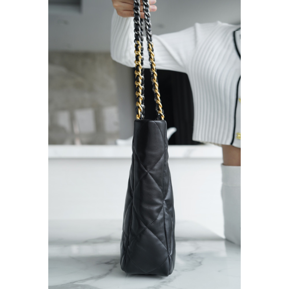 CHANEL 19 EAST WEST SHOPPING BAG