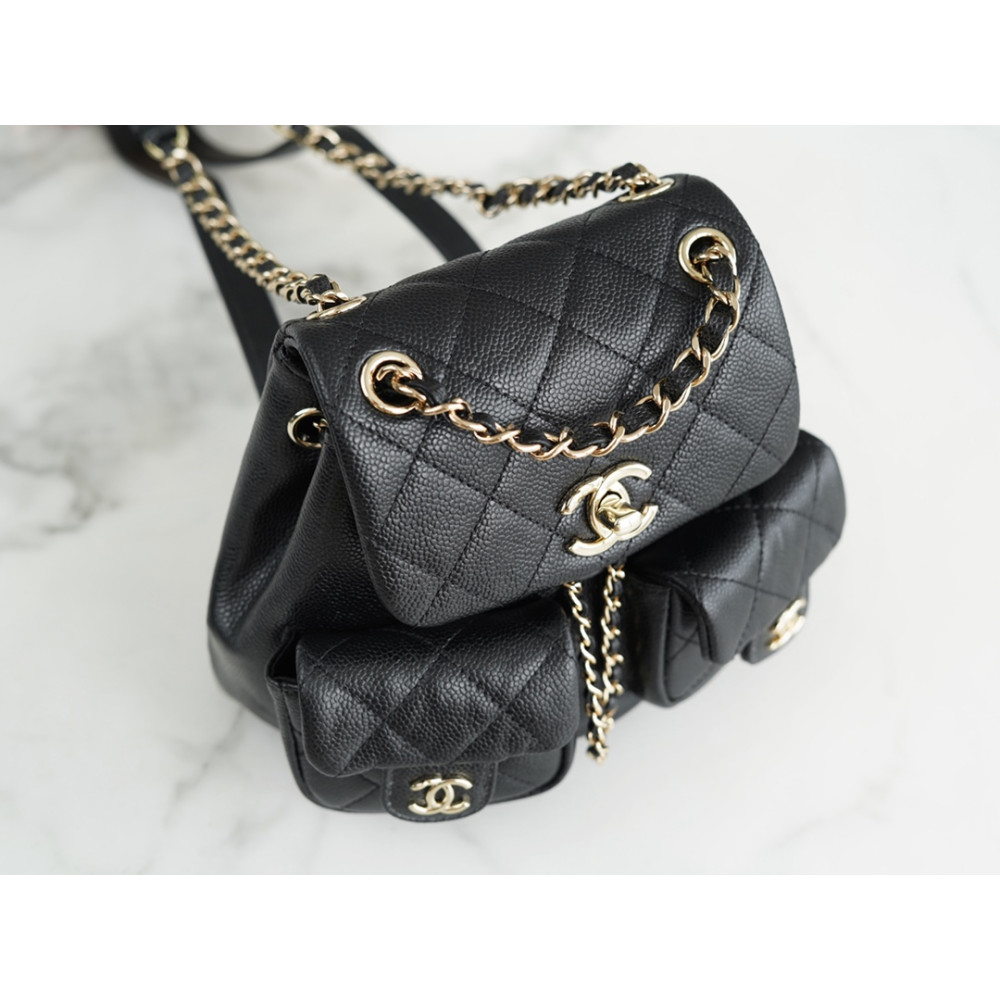 CHANEL MINI DUMA POCKETS DRAWSTRING BACKPACK