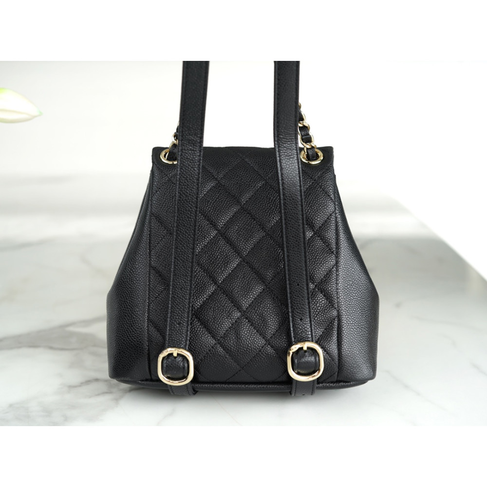 CHANEL MINI DUMA POCKETS DRAWSTRING BACKPACK