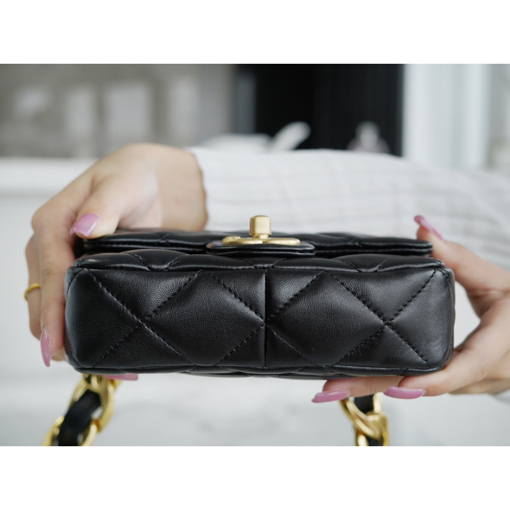 CHANEL MINI FUNKY TOWN FLAP BAG CHANEL MINI FUNKY TOWN FLAP BAG