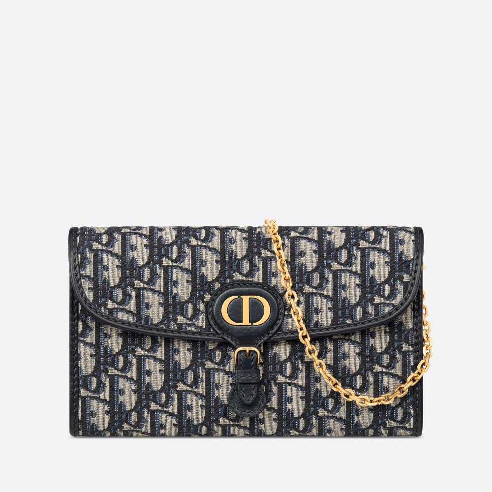 DIOR BOBBY EAST-WEST POUCH WITH CHAIN DIOR BOBBY EAST-WEST POUCH WITH CHAIN