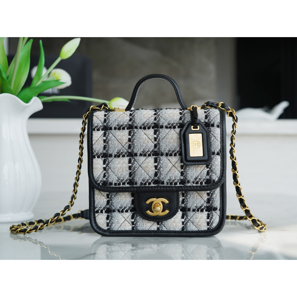 School Memory Small Top Handle Flap Handbag School Memory Small Top Handle Flap Handbag