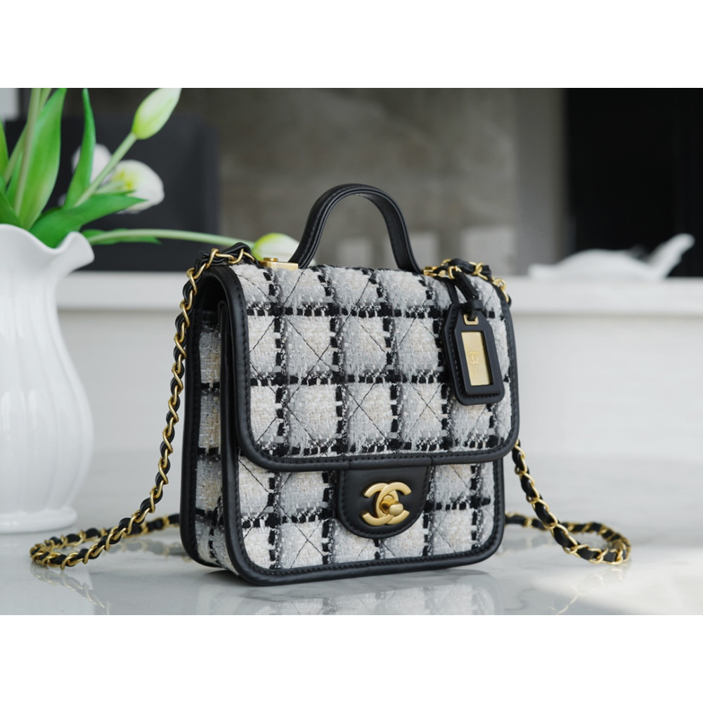 School Memory Small Top Handle Flap Handbag School Memory Small Top Handle Flap Handbag